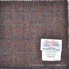 Marque célèbre britannique Harris Tweed laine tarten vérifier le tissu pour la vente en gros